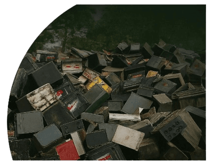 Battery Waste Management - Battery Pile